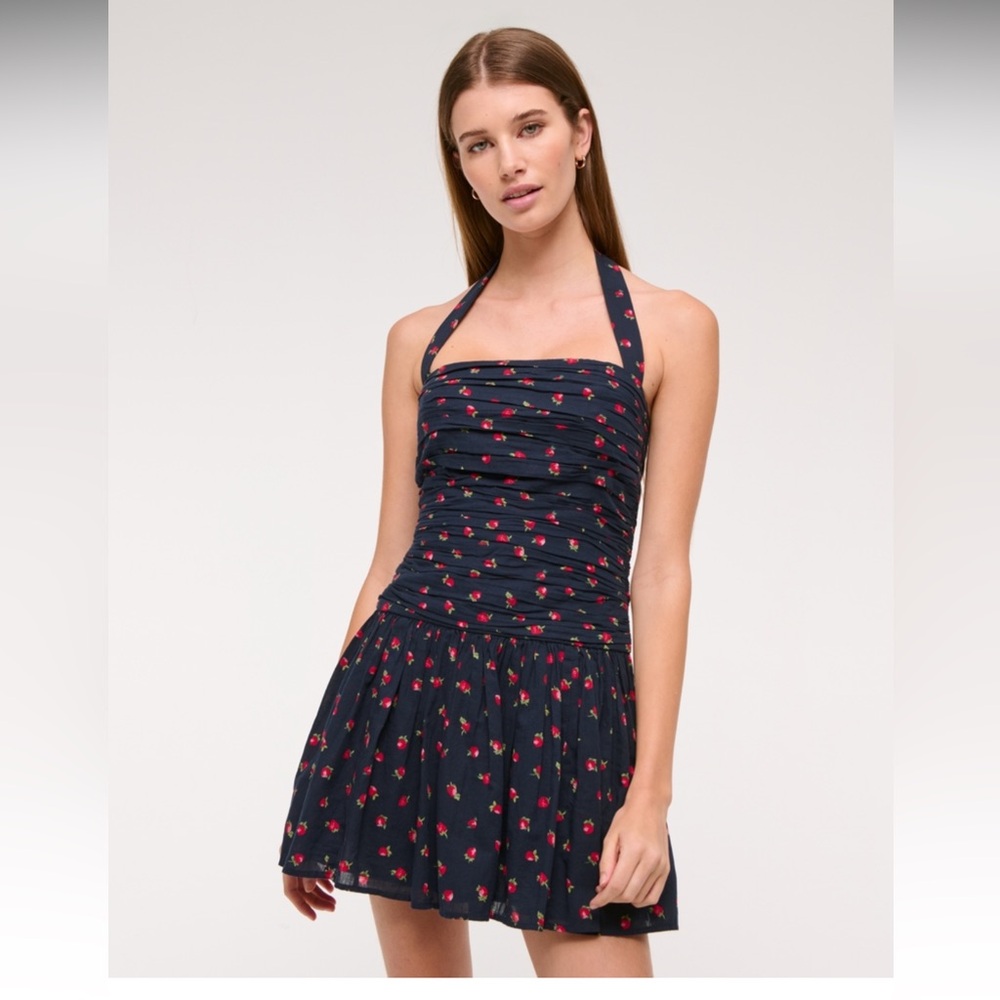 The A&F Emerson Drop-Waist Halter
Mini Dress